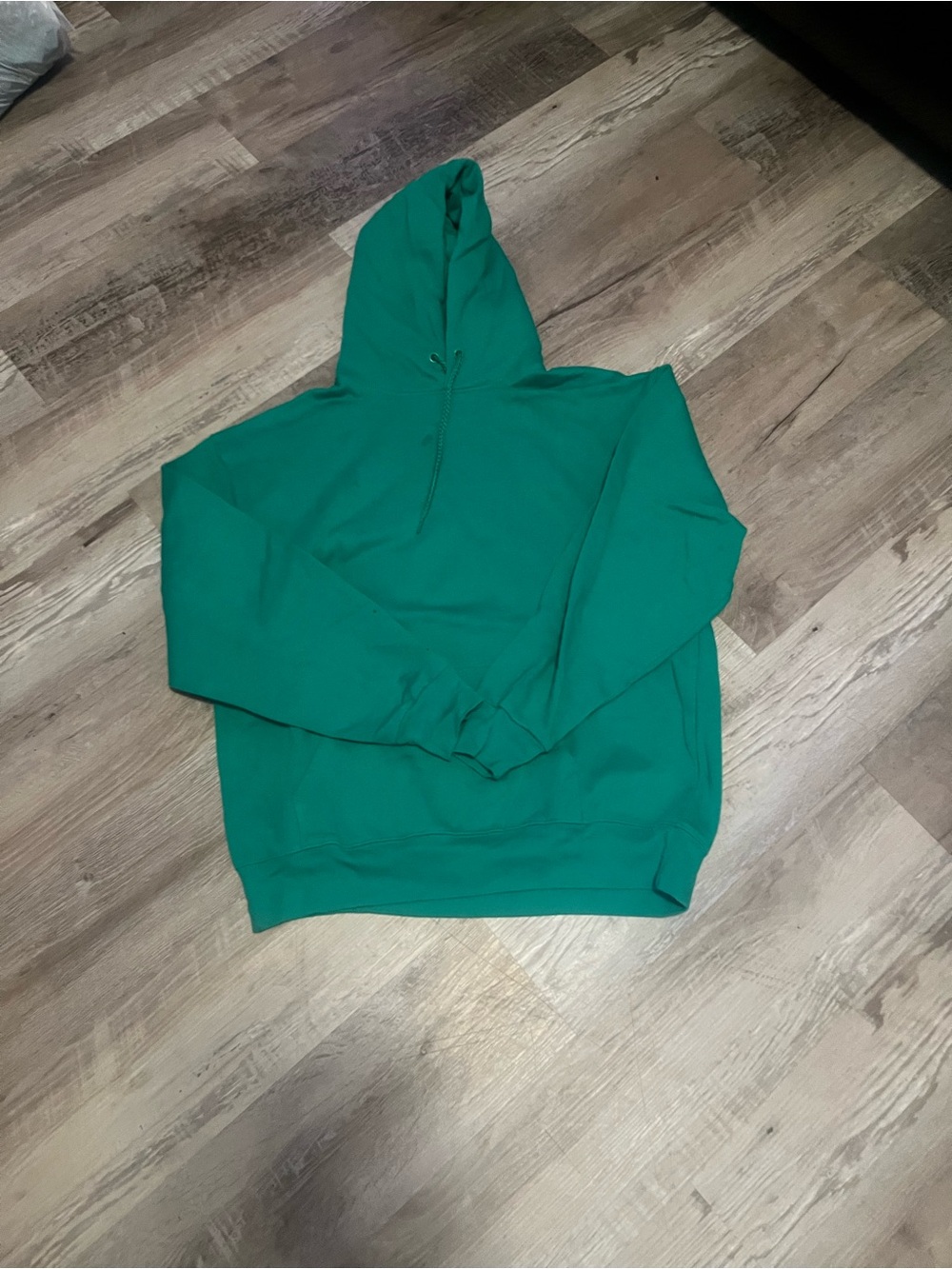 Men's Emerald Green Pullover Hoodie - Casual Everyday Sweatshirt